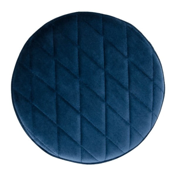 Pouf in velluto blu Ejby - Bonami Essentials-image-2