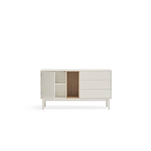 Cassettiera color crema 140x76x40 cm Corvo – Teulat-image-4