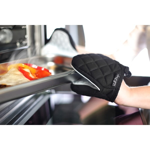 Presina in cotone bianco e nero con silicone - Vialli Design-image-1