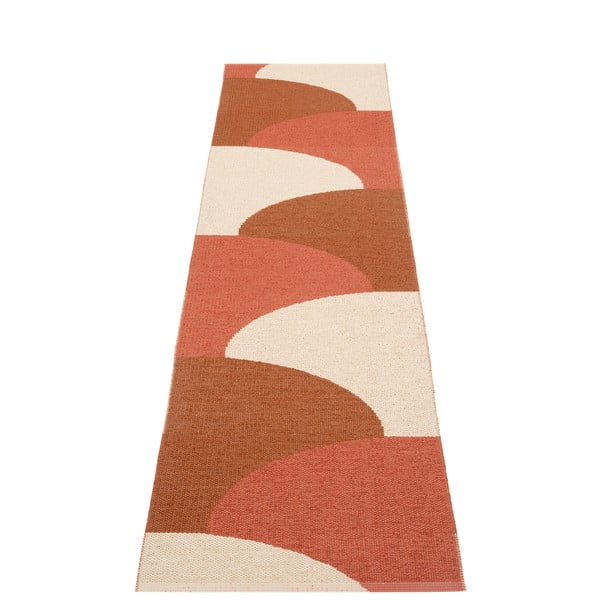 Passatoia da interno/esterno color mattone 70x270 cm Hill Brick Rust – Pappelina