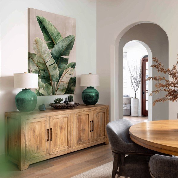 Dipinto stampato dipinto su tela 70x100 cm Foliage – Styler-image-2