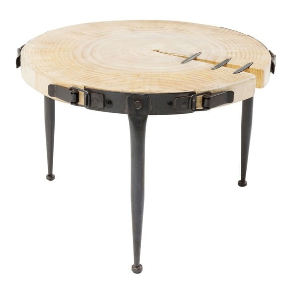 Tavolo pieghevole in pino Bosco, Ø 35 cm - Kare Design