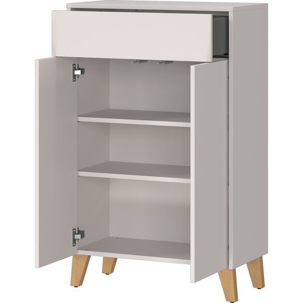 Mobile per bagno color crema opaco alto 63x101 cm Arnea – Germania-image-3