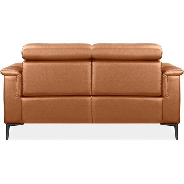 Divano marrone in similpelle 160 cm Lund - Støraa-image-3