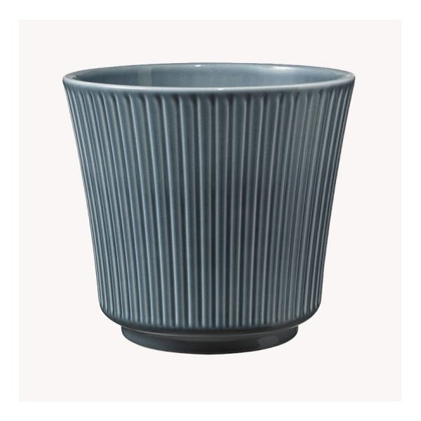 Vaso Delfi in ceramica blu, ø 14 cm - Big pots