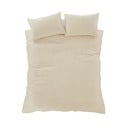 Biancheria da letto beige per letto matrimoniale 200x200 cm Muscat Waffle – Pineapple Elephant