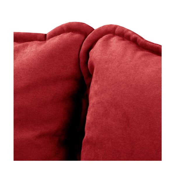 Divano rosso 193 cm Beata - Ropez-image-1