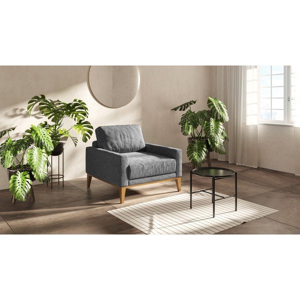 Poltrona grigio chiaro Musso - MESONICA-image-1