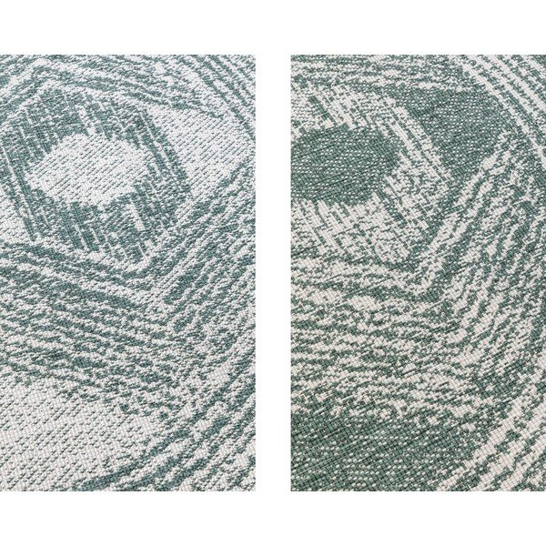 Tappeto rotondo per esterni verde crema ø 140 cm Gemini - Elle Decoration-image-4