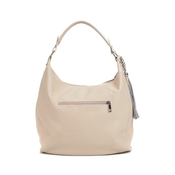 Béžová kožená kabelka Sofia Cardoni Bruhna-image-2