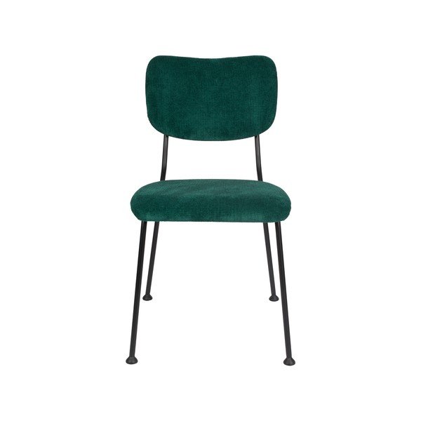 Sedie da pranzo verde scuro in un set di 2 Benson - Zuiver-image-2