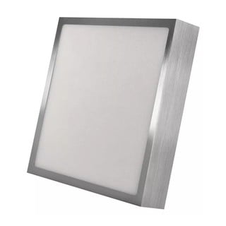 Plafoniera LED in argento lucido 22,5x22,5 cm Nexxo - EMOS