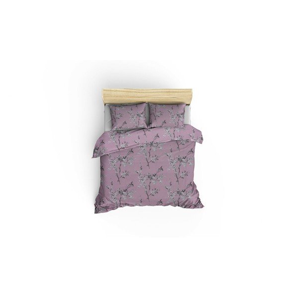 Biancheria da letto matrimoniale rosa  in cotone Renforcé 240x220 cm Chicory - Mijolnir-image-2