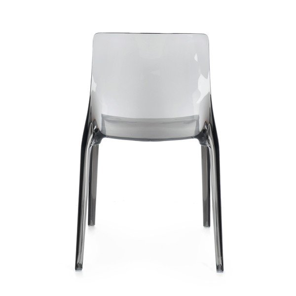 Sedia da esterno grigia in plastica Adele – Bizzotto-image-4