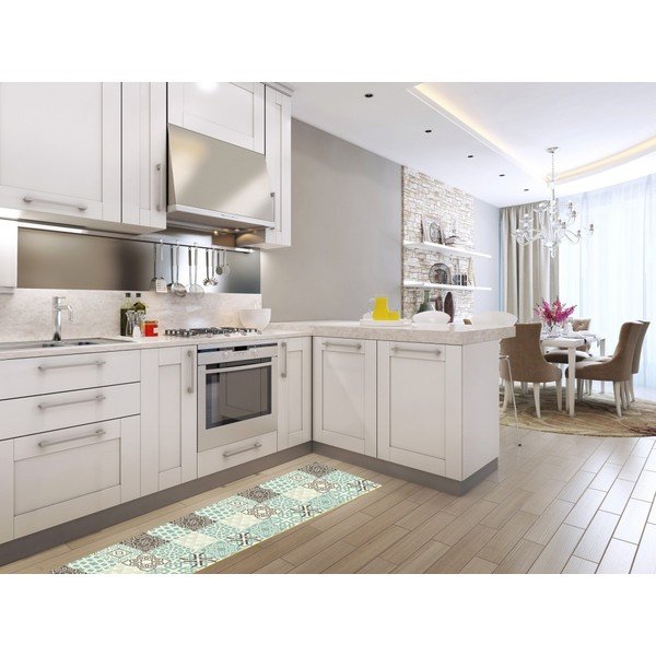 Battistrada in vinile Turquesa 180x50 cm - Huella Déco-image-2