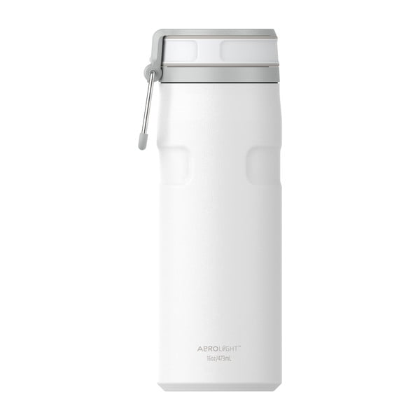 Borraccia termica bianca in acciaio inox 470 ml IceFlow™ Bottle Twist Flip Frost – Stanley-image-3