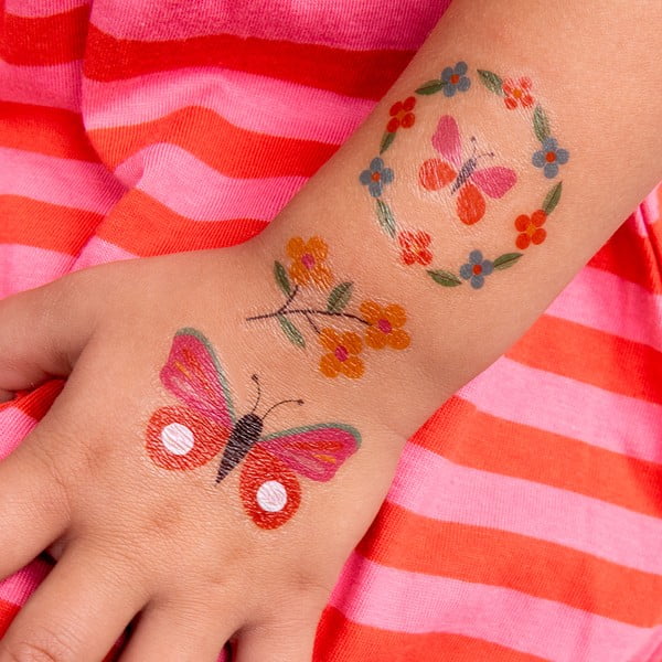Tatuaggi per bambini Floral Flutter - Rex London-image-1