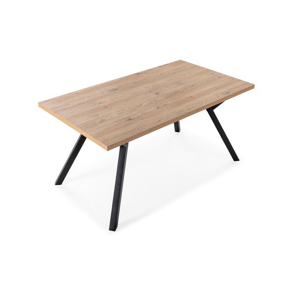 Tavolo da pranzo con piano in rovere massiccio 90x160 cm Marion – Marckeric-image-3