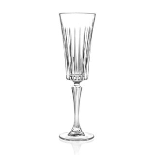Set di 6 bicchieri da champagne in cristallo Edvige, 210 ml - RCR Cristalleria Italiana
