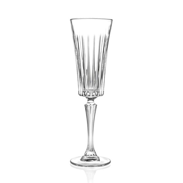 Set di 6 bicchieri da champagne in cristallo Edvige, 210 ml - RCR Cristalleria Italiana