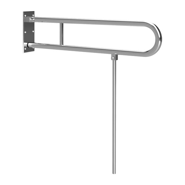 Maniglia a muro in acciaio inox per bagno 83 cm Handicap - Sapho