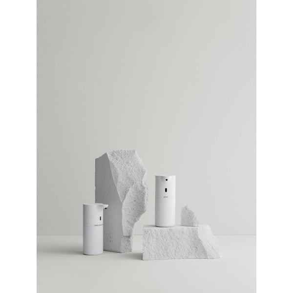 Dispenser automatico di plastica bianco per disinfettanti 260 ml Fineo - Blomus-image-1