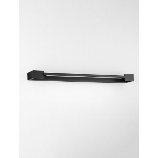 Lampada da parete LED nera opaca in alluminio Arga – Nova Luce-image-3