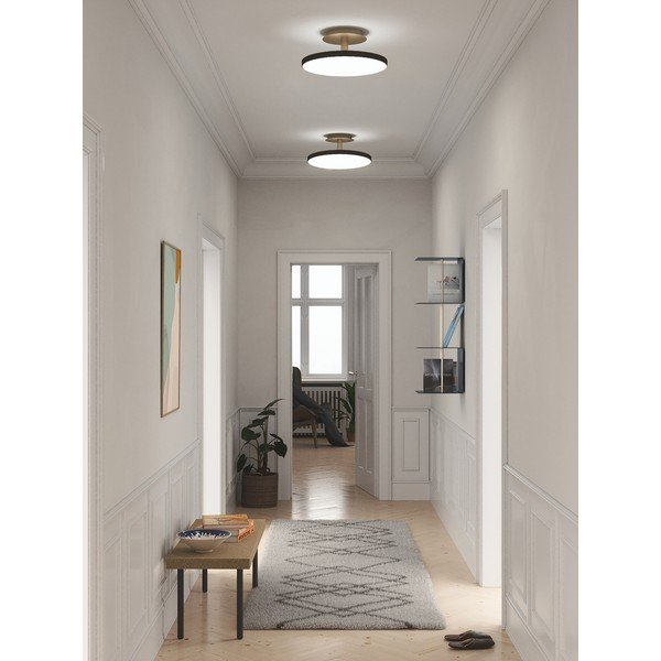 Apparecchio da soffitto a LED nero con paralume in metallo ø 43 cm Asteria Up - UMAGE-image-1