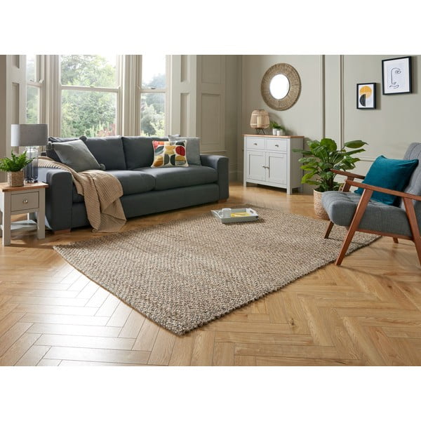 Tappeto di colore naturale in iuta 160x230 cm Sol – Flair Rugs-image-1