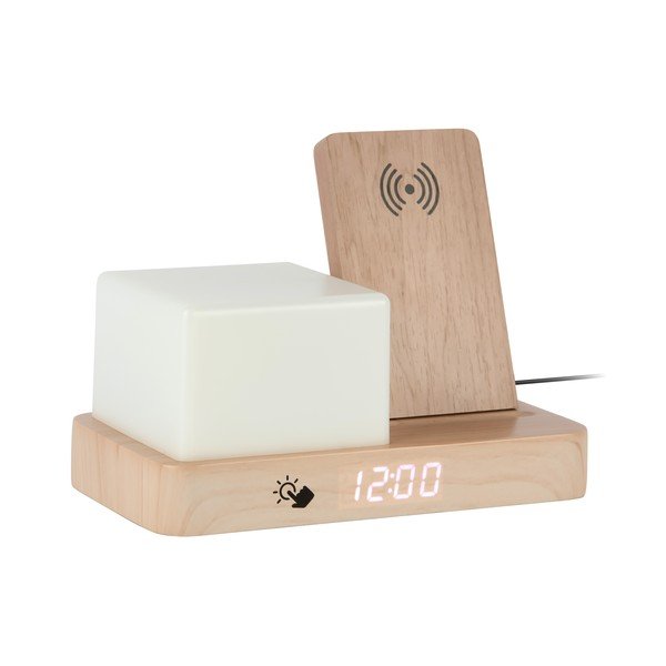 Sveglia digitale/da tavolo con ricarica wireless Retro LED Night Light – Karlsson-image-2