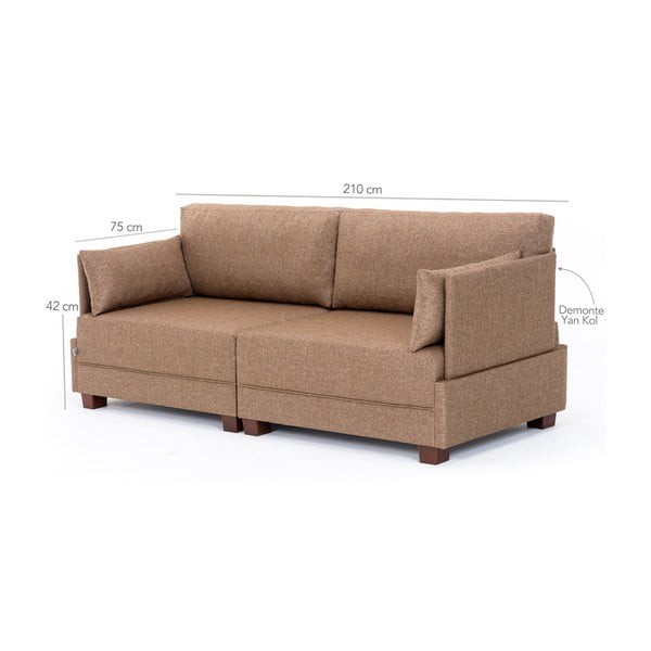 Divano marrone Lucy - Balcab Home-image-3