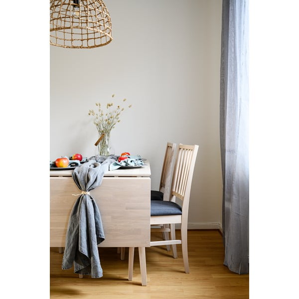 Sedia da pranzo in rovere grigio Filippa - Rowico-image-1