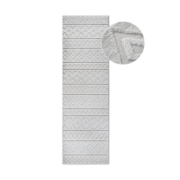 Passatoia color crema 80x240 cm Itinerance Cream White - Elle Decoration