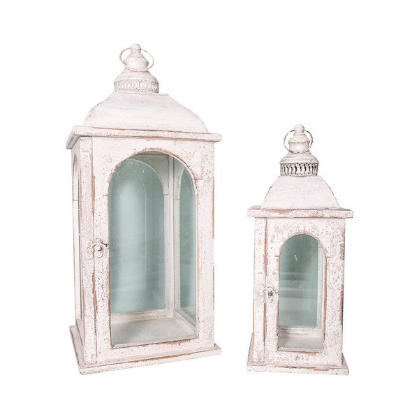 Set di 2 lanterne Blanc Antique - Antic Line