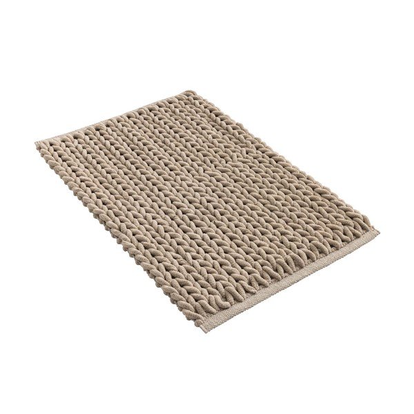 Tappetino per il bagno marrone chiaro 50x80 cm Ariel – douceur d'intérieur-image-4