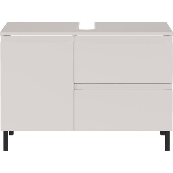 Mobile da lavabo color crema basso 80x56 cm Salinas – Germania-image-2