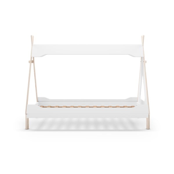 Letto per bambini in legno di pino bianco 90x190 cm Nora - Marckeric-image-3