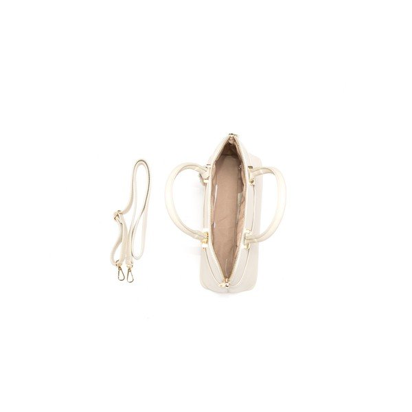 Kožená kabelka Isabella Rhea 1095 Beige-image-3