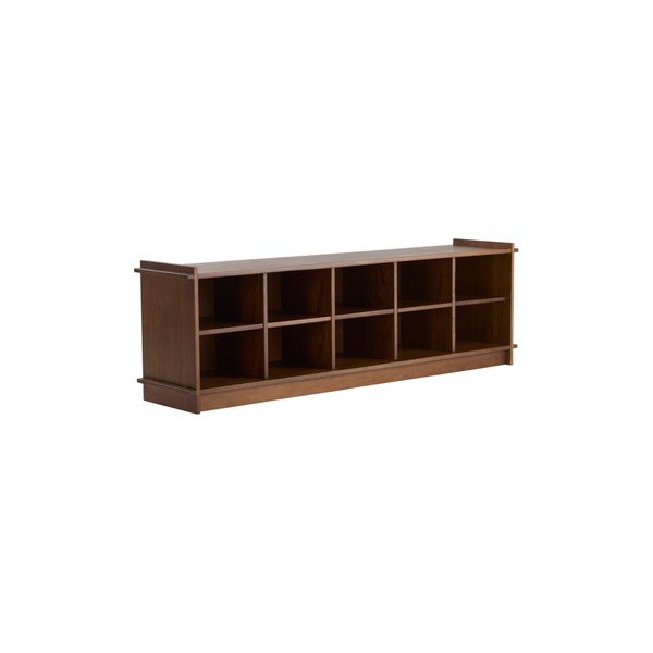 Libreria colore naturale scuro in pino massiccio 193x60x40 cm Apelvik – Jotex
