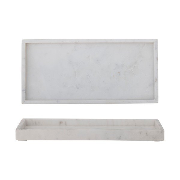 Vassoio decorativo in marmo 18x38 cm Majsa - Bloomingville-image-4