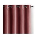 Tenda parzialmente oscurante rosa in velluto 140x270 cm Eyelets – Restilo