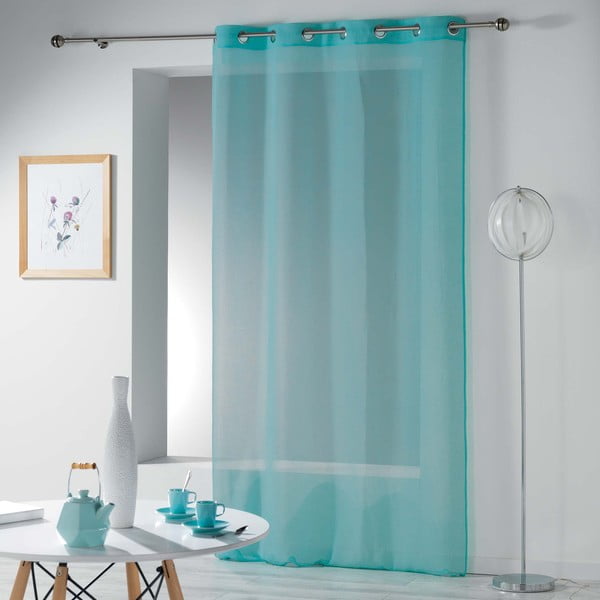 Tenda turchese 140x240 cm Telma - douceur d'intérieur-image-2