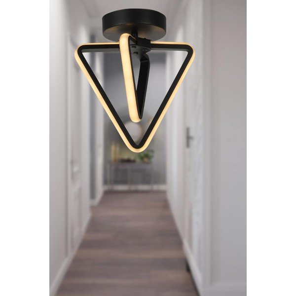 Plafoniera LED nera in metallo Baris – Squid Lighting-image-1