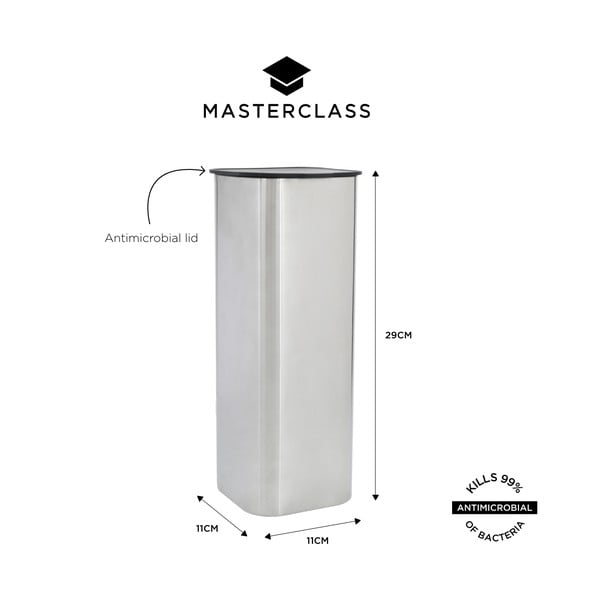 Contenitore per alimenti in acciaio inox Masterclass - Kitchen Craft-image-2