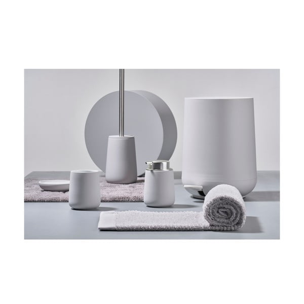 Tazza per spazzolino da denti in porcellana grigio chiaro Nova - Zone-image-1