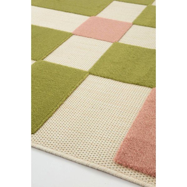 Tappeto da interno/esterno verde/rosa 160x230 cm Valma – Jotex-image-2