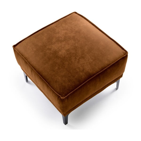 Sgabello in similpelle marrone cognac Copenhagen - Scandic-image-3