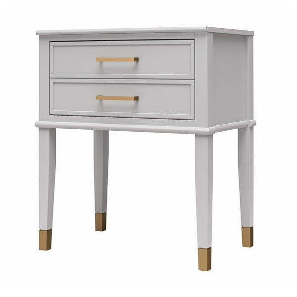 Comodino grigio chiaro Westerleigh - CosmoLiving by Cosmopolitan-image-3