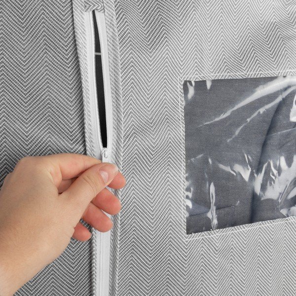 Sacchetto porta abiti grigio Boston, 60 x 100 cm - Compactor-image-4