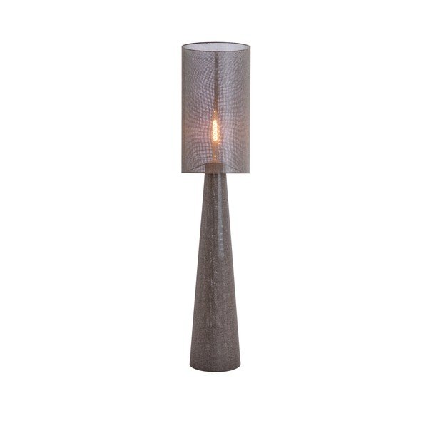 Lampada da terra marrone con paralume in tessuto (altezza totale 180 cm) Micky – Light & Living-image-3